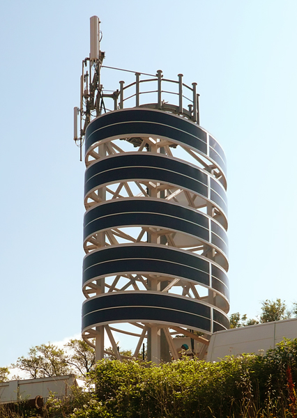 Telecom Tower designed by Bevilacqua Architects in l'Aquila.