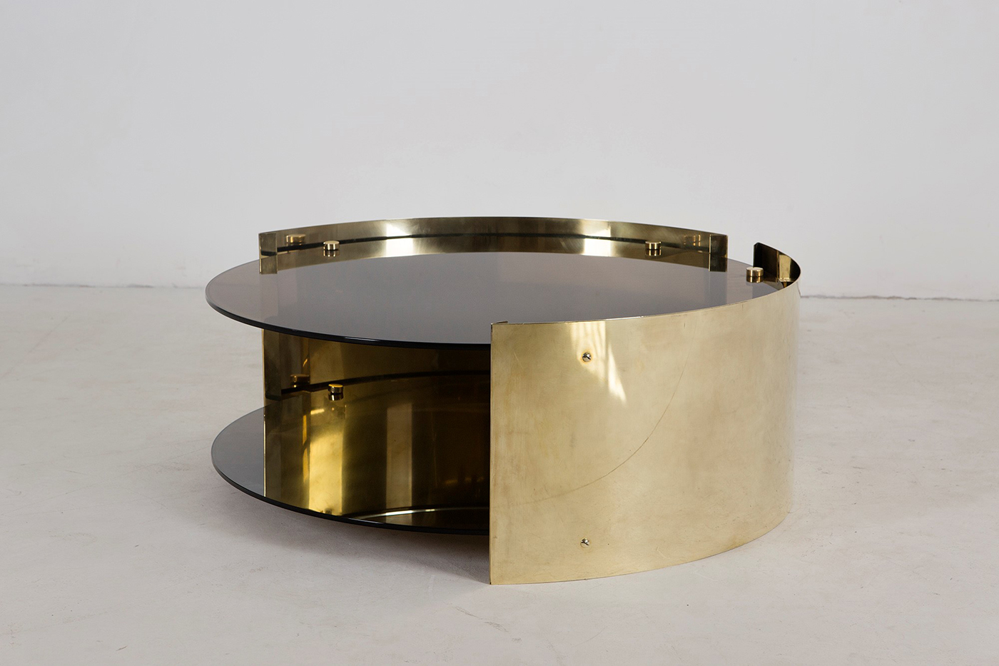 Marco Bevilacqua - Caio Brass Coffee Table for Gate 5 Gallery